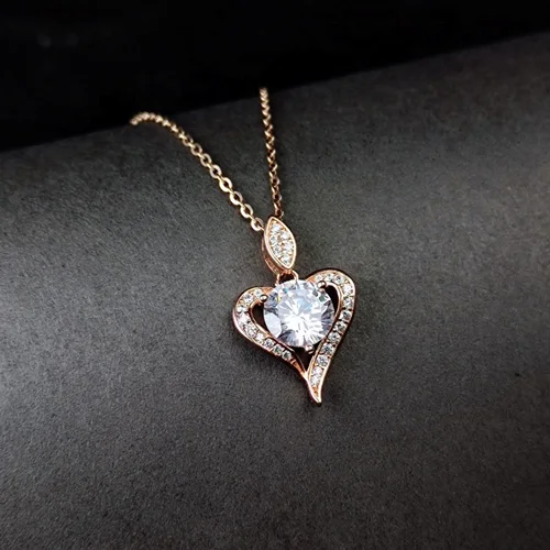 مدال جواهری سنتاتیک سفید آبکاری رادیوم رزگلد