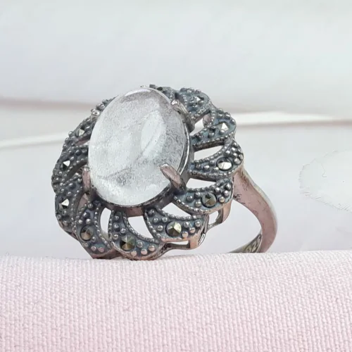 انگشترنقره درنجف زنانه اصل طرح مارکازیت