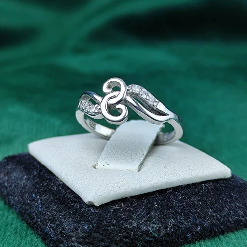 انگشتر نقره جواهری میکرو