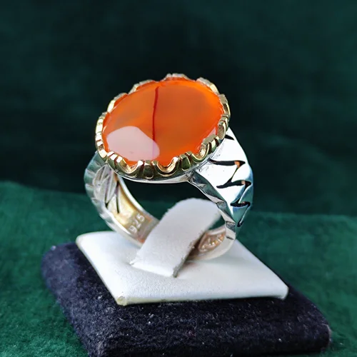 انگشترنقره عقیق یمنی اصل