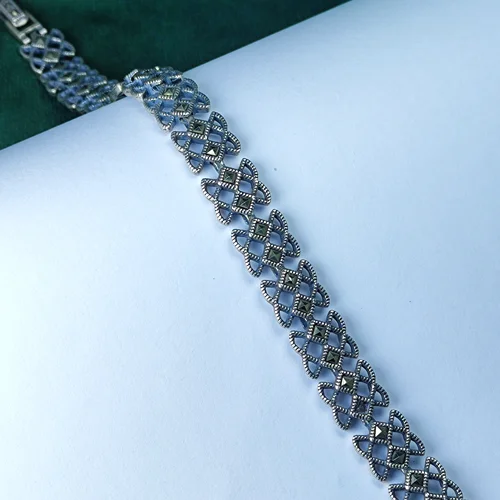 دستبند نقره مارکازیت زنانه