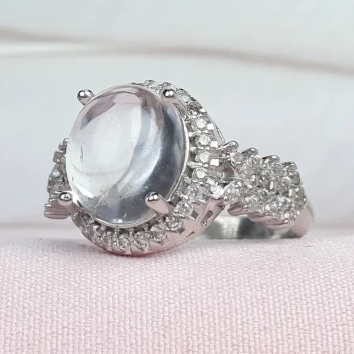 انگشتر نقره زنانه درنجف اصل روکش آب رادیوم