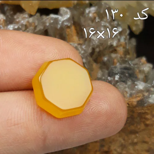 نگین شرف الشمس اصل سایز ۱۶×۱۶با حکاکی رایگان دعای شرف الشمس