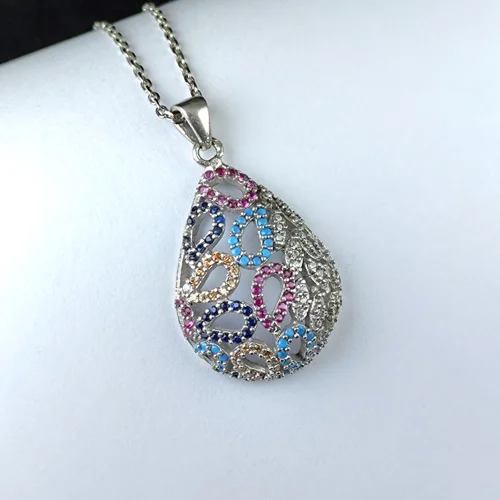 مدال جواهری میکرو طرح اشکی