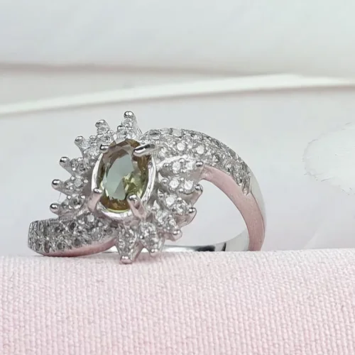 انگشتر نقره الکساندریت اصل زنانه