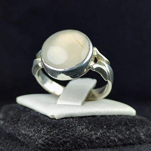 انگشترنقره عقیق نباتی یمنی اصل رکاب صفوی دست ساز