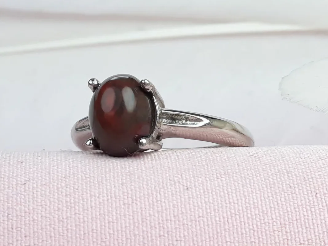 انگشترنقره اپال زنانه اصل