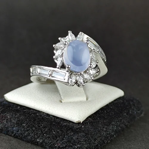 انگشترنقره عقیق کبود یمنی اصل